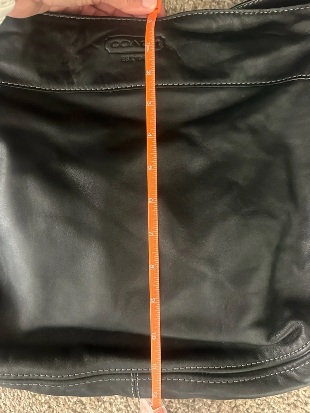 Coach Purse- all leather, worn once! - Picture 10 of 10